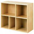 Estantería con cuatro cubos abiertos - beige